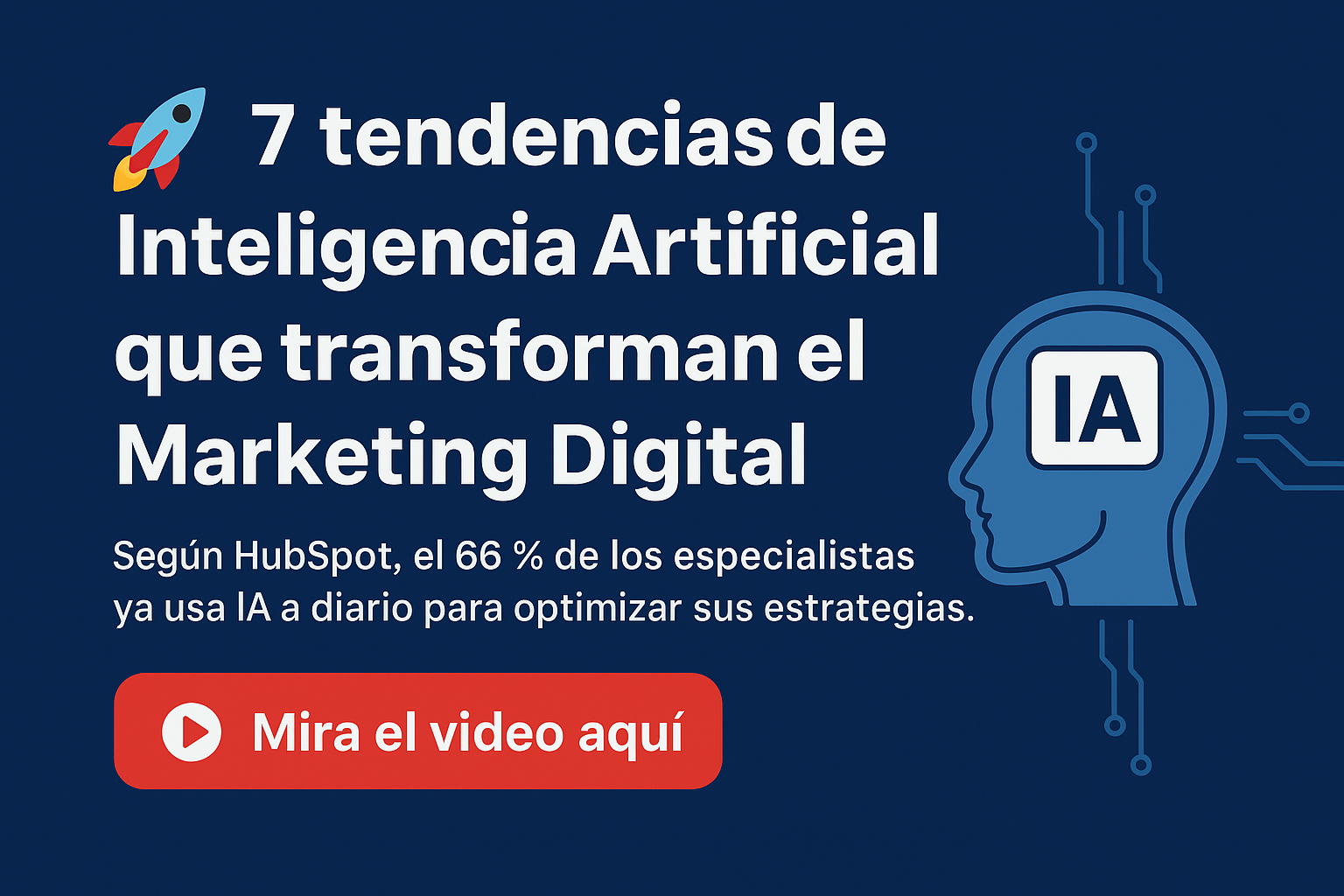 Descubre las 7 tendencias de inteligencia artificial que están transformando el marketing digital en 2025. Aprende a aplicar IA multimodal, hiperpersonalización y medir ROI real para potenciar tu estrategia.