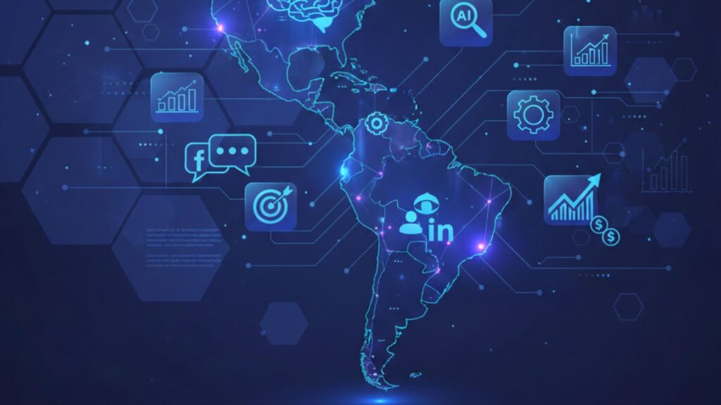 Marketing en América Latina 2025 con enfoque en tendencias digitales, inteligencia artificial, datos y crecimiento del ecosistema regional.